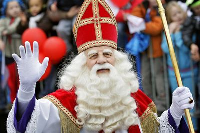 sinterklaas en zwarte piet, ontmoeten sinterklaas en zwarte piet