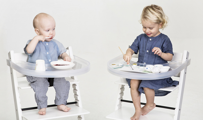 Playtray, stokke triptrap, dienblad kinderstoel