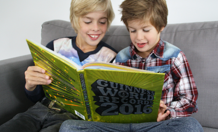 guinness world records 2016, wereldrecord boek, boyslabel