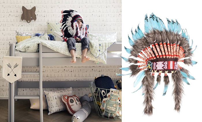 kinderkamer INDIAAN, indianenkamer