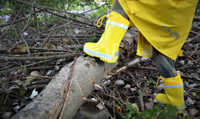 gele regenkleding, regenkleding kind