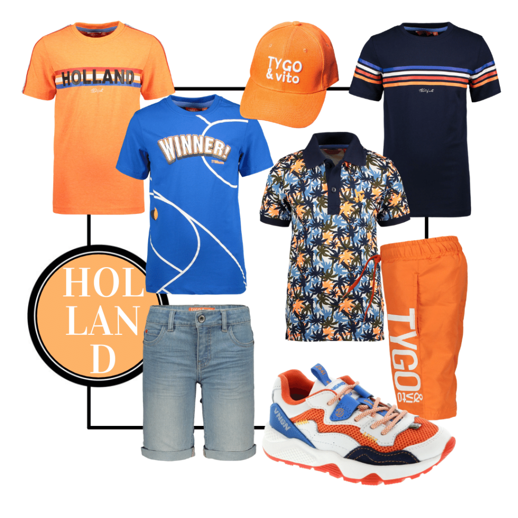 voetbal oranje kleding