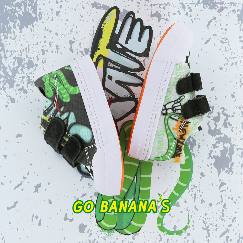 go bananas, canvas sneakers, shoesme sneakers