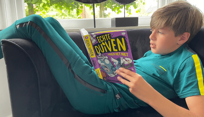 Echte Duiven pikken het niet, kinderboek, echte duiven serie, billy bones, leuk jongensboek, dyslexie boek