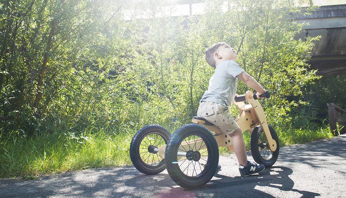TRYBIKE, houten loopfiets, cadeau kind 1 jaar, cadeau kind 2 jaar, trybike loopfiets