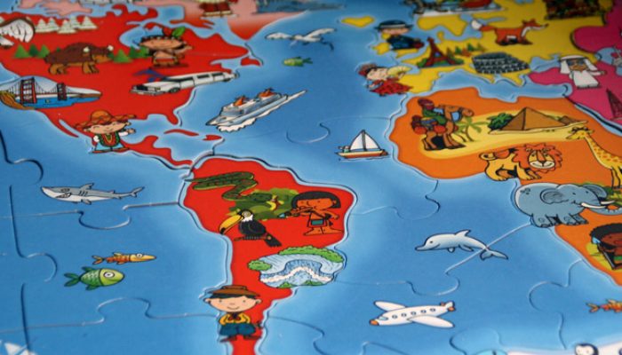 Wereldpuzzels, puzzels voor kinderen, playlab spelen
