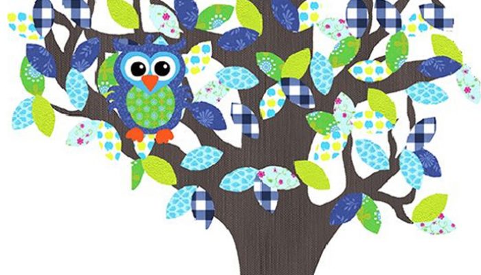 behangboom_blauw, behangbomen, babykamer