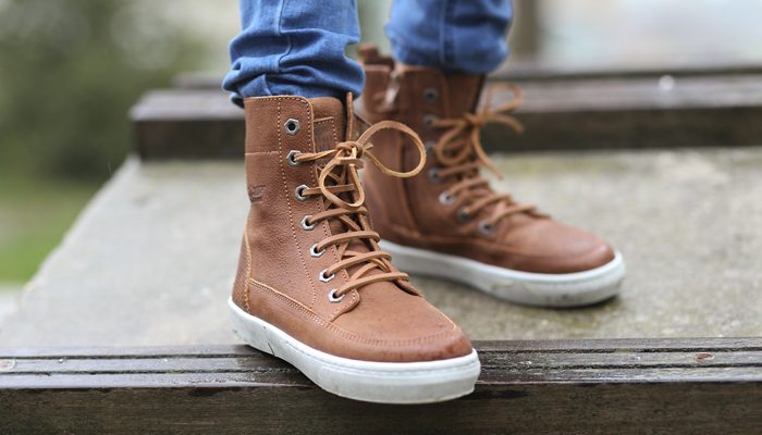 hoge leren sneakers