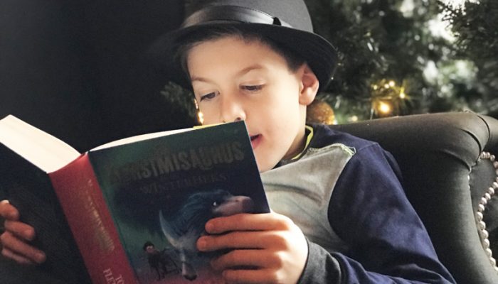 kerstmissaurus, kerstboek